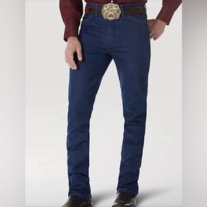 Wrangler slimfit cowboy cut jeans in heavyweight twill